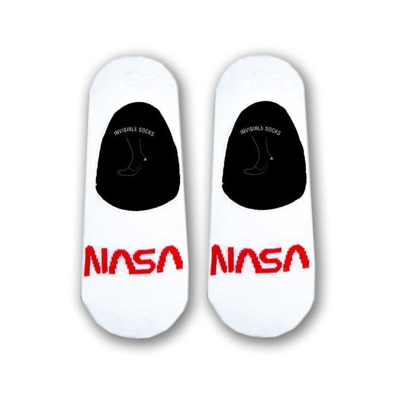 AXID Αόρατη Βαμβακερή Κάλτσα Άσπρη NASA